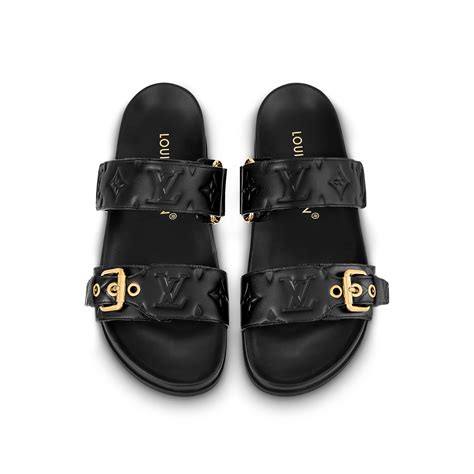 louis vuitton bom dia flat mule price|louis vuitton flat mule sandals.